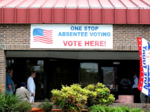 Outside the New Hanover County Board of Elections office during early voting in the 2012 general election. This year's elections focus on municipal offices, for which candidate filing begins Friday, July 5. Click here for information from the N.C. State Board of Elections. Staff photo.
