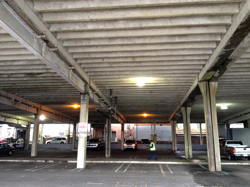 Wilmington has opened up three parking decks to the public in preparation for Hurricane Florence. (Port City Daily/ File photo).