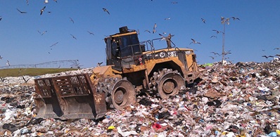The New Hanover County Landfill will start accepting yard waste in a pilot program meant to prevent such waste from entering the landfill. Materials received will be used to create mulch for topsoil that would then cover the landfill. Photo courtesy New Hanover County.
