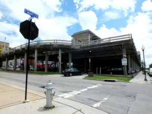 The Water Street Parking Deck, between Chestnut and Grace streets downtown. File photo by Ben Brown. 