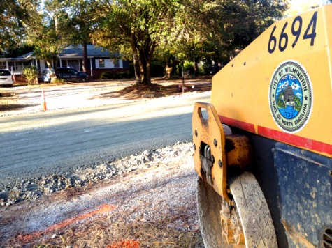 File shot of Parkway Drive's repavement in November 2012, another project in the $41 million Five Year Improvement Plan. Photo by Ben Brown.