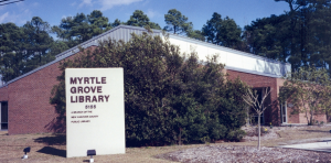 Myrtle Grove Library. Photo courtesy New Hanover County.