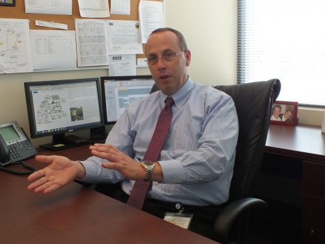 COO Jim Flechtner is serving as interim CEO, or executive director, of the Cape Fear Public Utility Authority as the search for its next director continues. Photo by Jonathan Spiers.