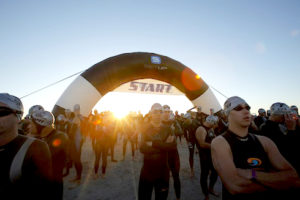 The Beach2Battleship Triathlon is sold out for this year's event on October 26. Photo by: Joshua Curry