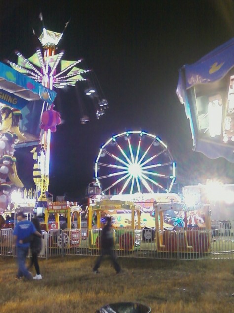 The grounds of Wilmington International Airport light up each evening through Sunday for the Cape Fear Fair & Expo, which folds up its tents after this weekend. Photos by Jonathan Spiers.