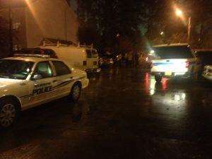 Police respond to a breaking and entering on Lamp Post Circle. Photo by Christina Haley.