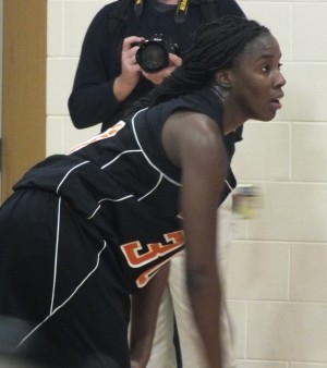 Kapria Pressley dropped 25 points to lead New Hanover. 