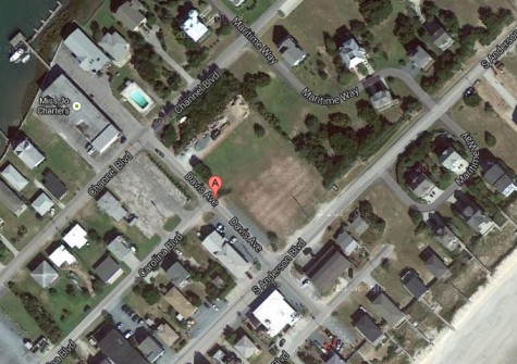 Google aerial of the parkland.