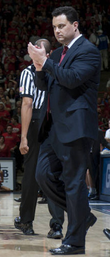 Sean Miller. Photo courtesy- University of Arizona Athletics 