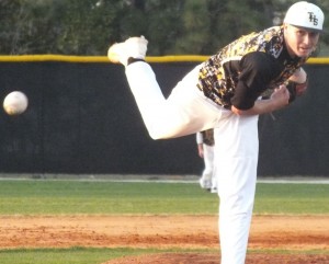 Clark Cota pitched Topsail into the second round of the 3A playoffs on Tuesday. Photo by- Joe Catenacci