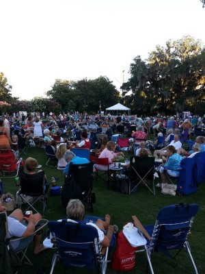 The summer concert series draws sizable crowds to the grounds of Airlie Gardens, which kicks off Friday, May 18. (Port City Daily photo/Courtesy of Airlie Gardens)