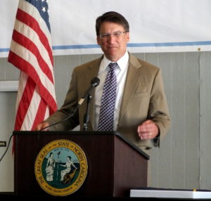 Gov. Pat McCrory. Photo by Ben Brown. 