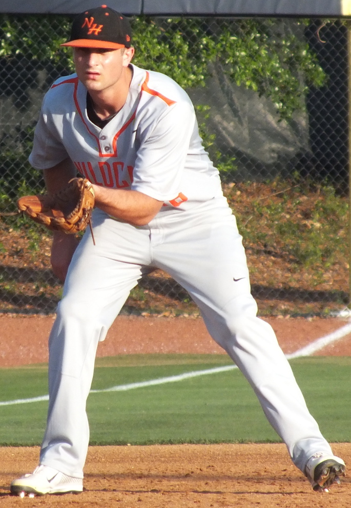Ward Coleman drove in the only run of the game with a sacrifice fly in the first. Photo by- Joe Catenacci 
