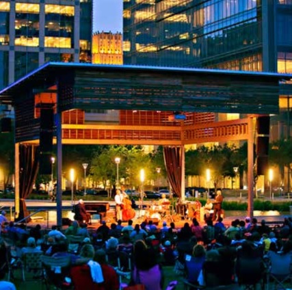 At Discovery Green, Houston, Texas. Click here for its full layout. Image provided by the City of Wilmington.