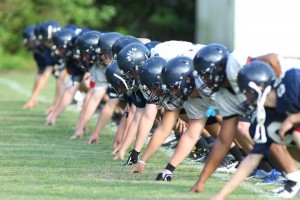 The Hoggard football team continues to get ready for the upcoming season. Photo courtesy- John Crouch 