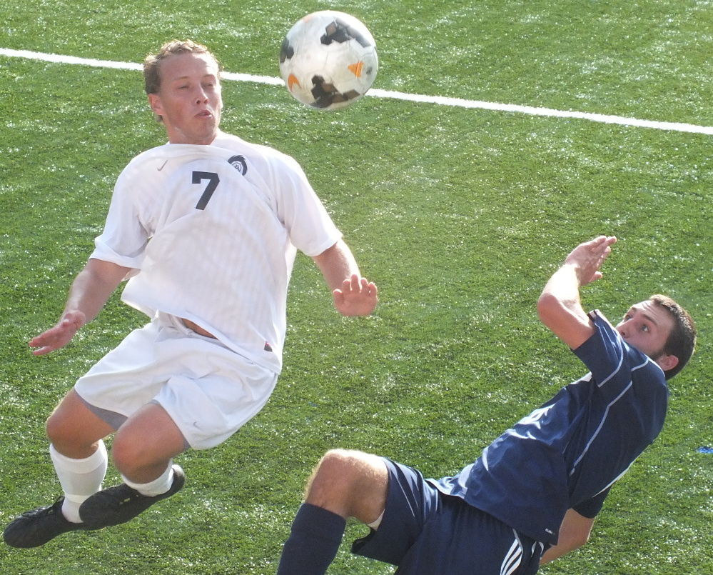Tanner Paul, left, has five goals in three games this season for Cape Fear. Photos by Joe Catenacci 
