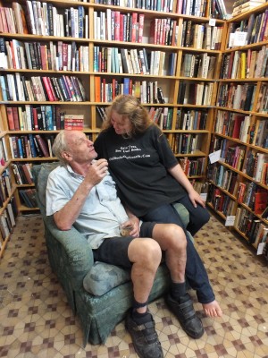 Rohler, who runs Old Books on Front Street, was inspired by her relationship with Jock Brandis to write a stage adaptation of the movie. Brandis worked as a gaffer on 'Death Bed.' Photo by Hilary Snow.