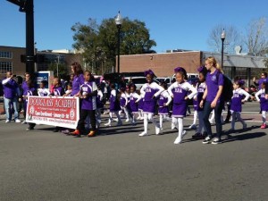 Students from Douglas Academy marching in today's parade in downtown Wilmington. Photos by Christina Haley.