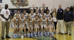 Hoggard girls basketball team took top spot in conference on Thursday. Photo courtesy- Rodney Williams