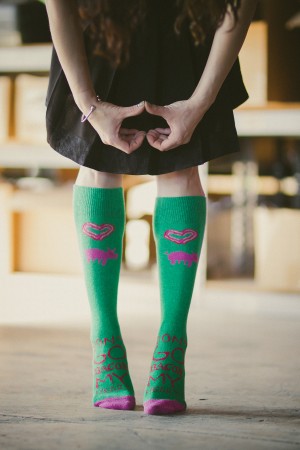 Close to 5,000 backers put Freaker USA over its $250,000 Kickstarter mark for Freaker Feet, a new line of socks ready to hit stores this summer. Photo courtesy Freaker USA.