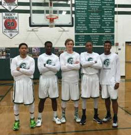 Five West Brunswick seniors were recognized prior to their final regulars season home game. Photo courtesy- Drew Dull.