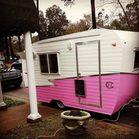 So Sweet Chocolates takes its "glamper" cafe on the road to two area businesses just in time for Valentine's Day. Photo courtesy So Sweet Chocolates.