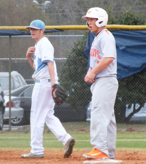 Brandon Boone, left, and Cory Everett, right, both helped guide their respective teams to wins on Tuesday. Photo by Joe Catenacci 