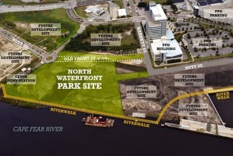 The City of Wilmington presented results Monday of a months-long push for public input regarding a planned park between the Isabell Holmes Bridge and PPD. Image courtesy City of Wilmington.