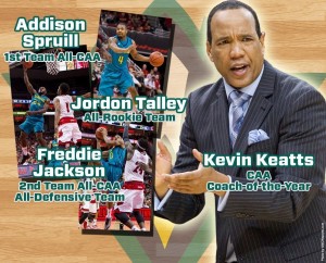Several Seahawks landed accolades by the CAA after a turnaround season. Photo courtesy- UNCW Athletics