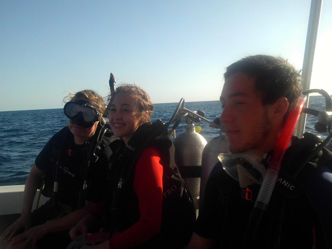 As part of Ashley High School's Marine Science Academy, students can become SCUBA certified. Photo courtesy New Hanover County Schools.