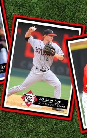 Sam Foy will play for the Wilmington Sharks this summer. Photo courtesy- Davidson Athletics 