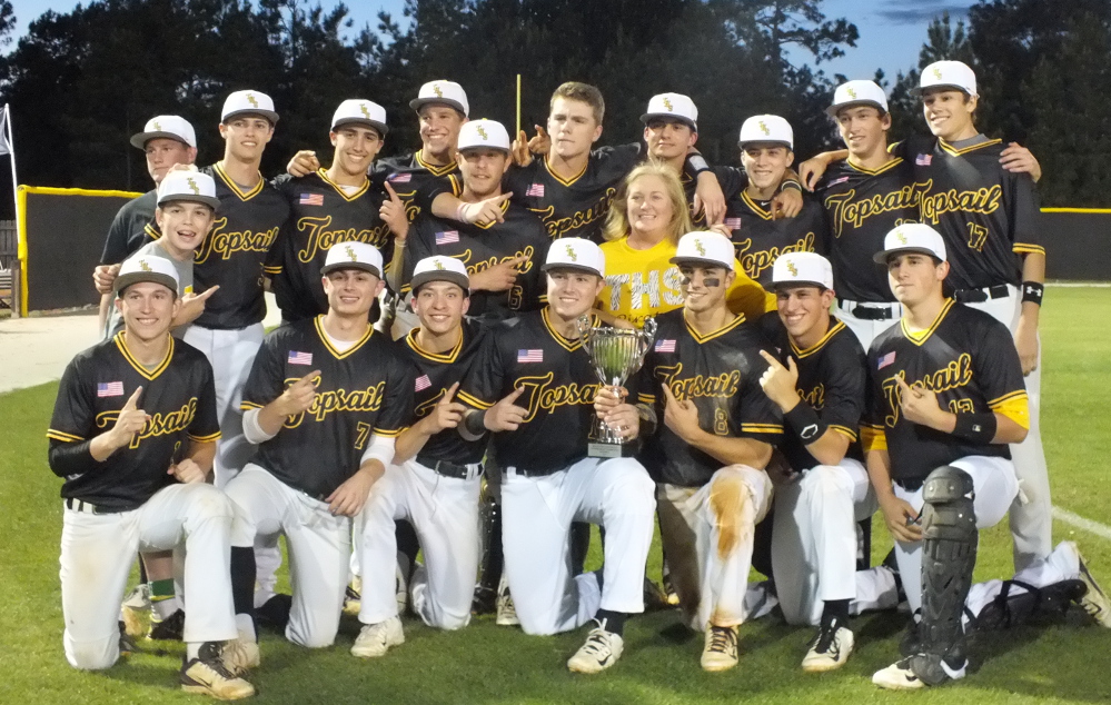 The Topsail baseball team finished the year as the Mideastern Conference regular season and tournament champions. Photos by Joe Catenacci 