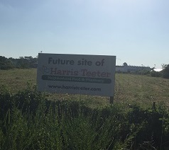 A sign announcing the future Harris Teeter on Carolina Beach has been on the site for the past several years. (Port City Daily file photo / CAROLINE CURRAN)