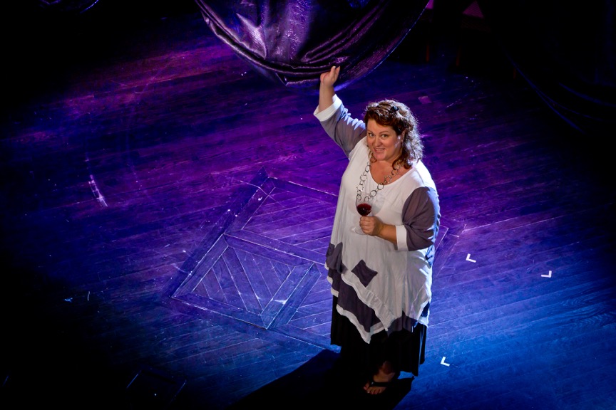 In just three years, Alisa Harris has turned TheaterNOW into a showcase for local talent and fine dining. Photo courtesy Mark Steelman.