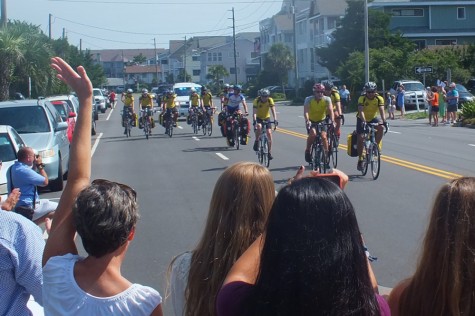 The Be Loud! cycling trip across the country came to an end at Wrightsville Beach on Wednesday. 