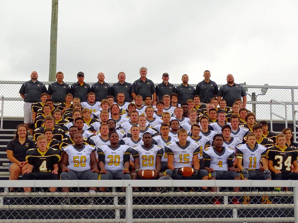 Topsail football 2015 team picture. Photo courtesy- MIssy Wright.