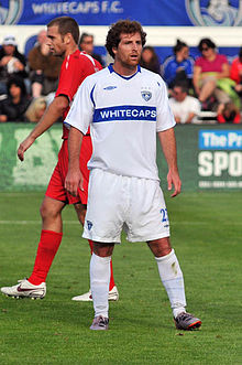 Cody Arnoux on the Vancouver Whitecaps. Photo courtesy- Wikipedia