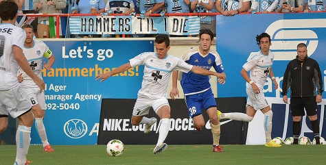 The Wilmington Hammerheads were shutout on Thursday night. Photo courtesy- Wilmington Hammerheads FC