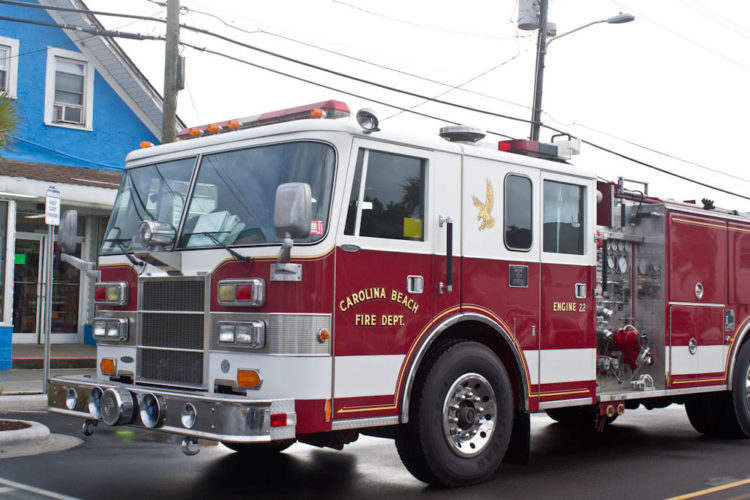 Carolina Beach Fire Department responded to a structure fire Wednesday (Port City Daily photo/FILE)