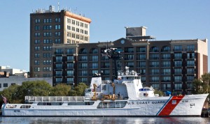 U.S. Coast Guard Diligence in downtown Wilmington. File photo.