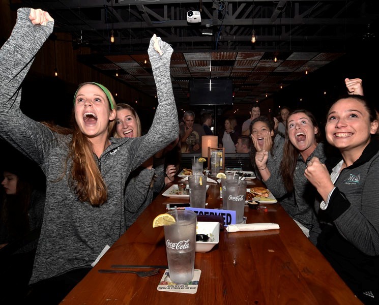 UNCW held a watch party during Sunday's NCAA selection show. 