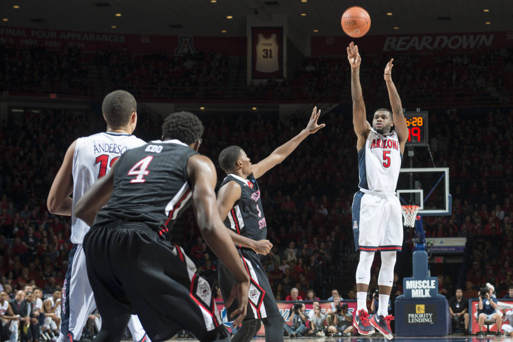 Kadeem Allen. Photo courtesy- Colin Prenger, Arizona Athletics