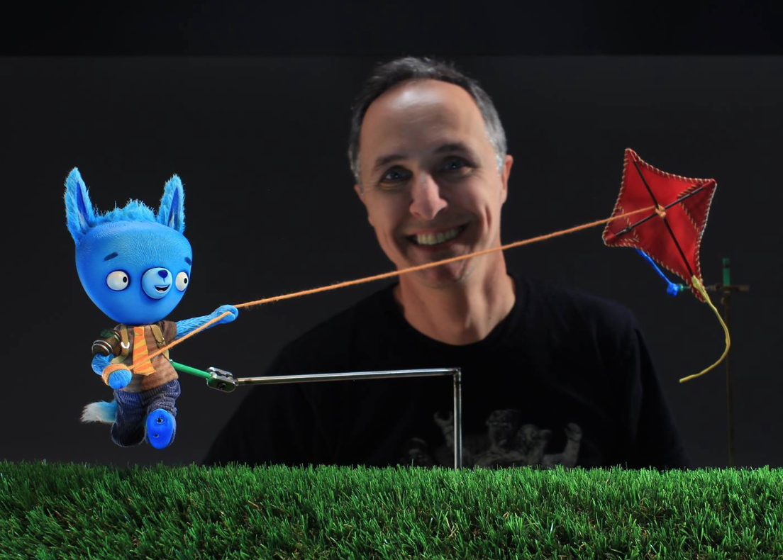 Michael Granberry, seen here with his award-winning creation for 'Tumble Leaf,' will return to Wilmington next year to head up a production of 'The Tempest.' Courtesy photo.