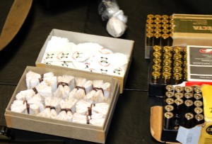 The heroin drug agents seized Monday included heroin packaged for sale and raw heroin.