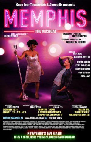 'Memphis: The Musical' runs this Thursday through Sunday at Thalian Hall. Courtesy image.