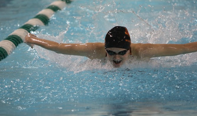 New Hanover girls are in position for a strong finish to the swim season. Photos courtesy- Rodney Williams