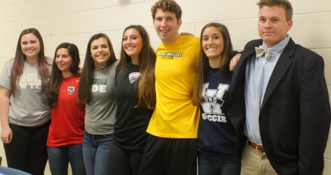 From left-to-right: Abby Passwaters, Alex Butorovich, Anna Rae Porcelli, Syndey Young, Baley Edwards, Jackson West. 
