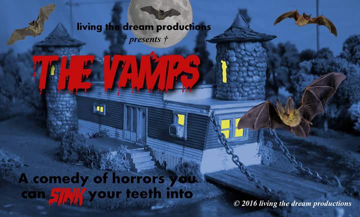 The creative team behind campy TV comedy concept, 'The Vamps,' has launched an Indie GoGo campaign in hopes of funding a pilot. Courtesy images.