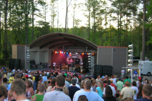 A concert at Greenfield Lake Amphitheater (photo courtesy City of Wilmington)