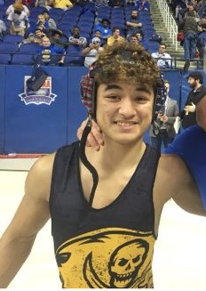 Kevin Saravia. Photos courtesy- Laney Wrestling. 
